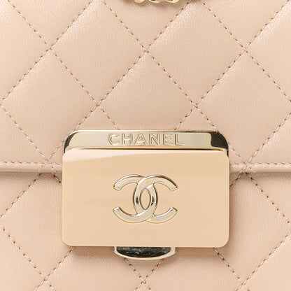 Chanel Sheepskin Quilted Beauty Lock Flap 8 of 10