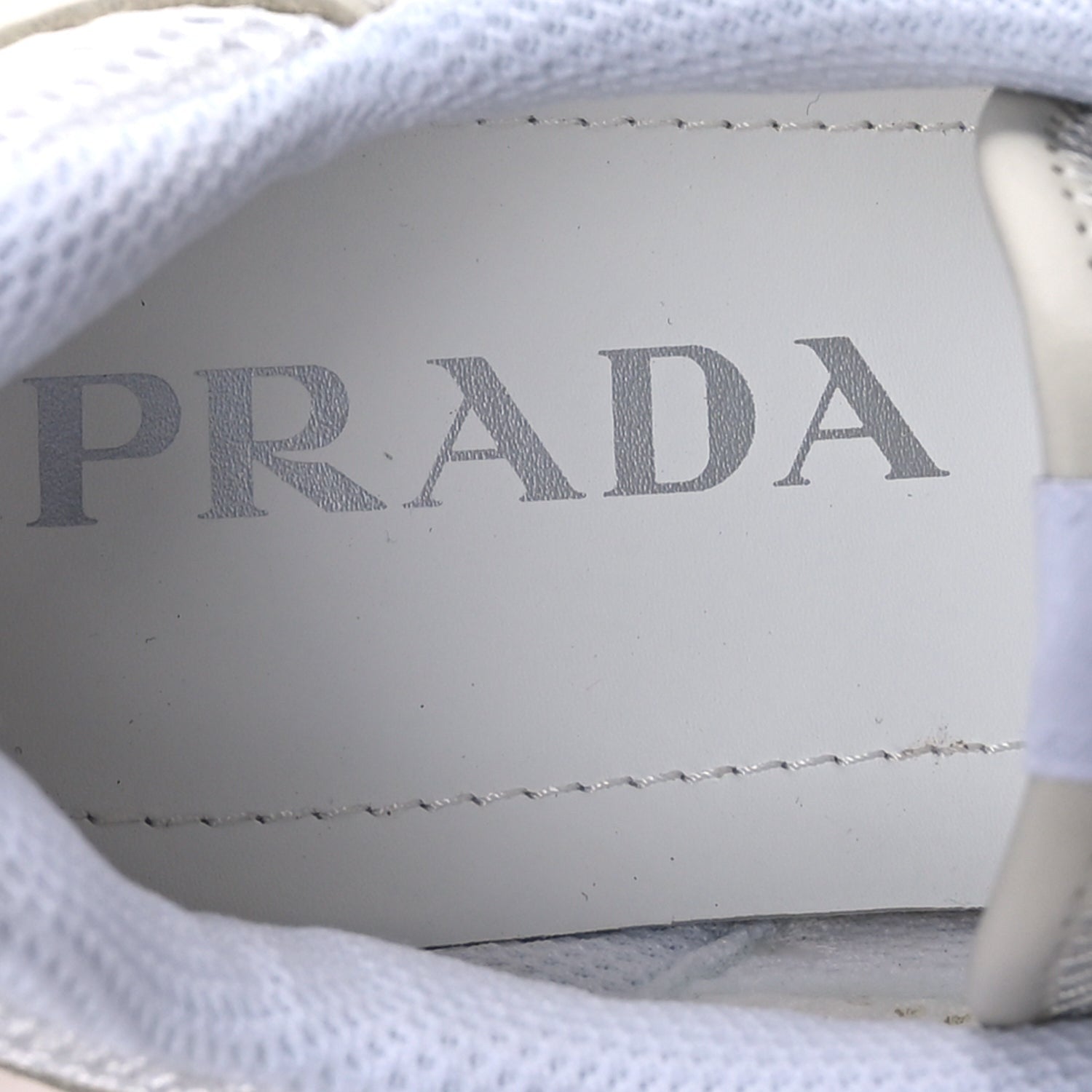 Prada Mesh Rubber Speedrock Sneakers 37  Natural 8 of 9