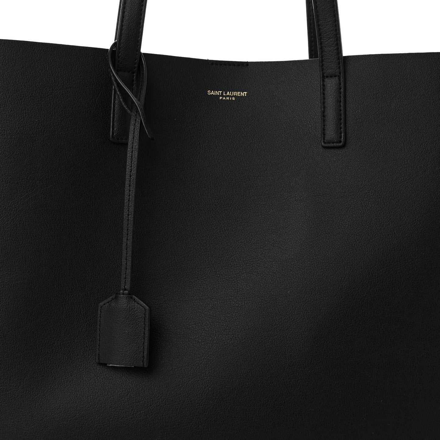 Calfskin Large Shopping Tote Black