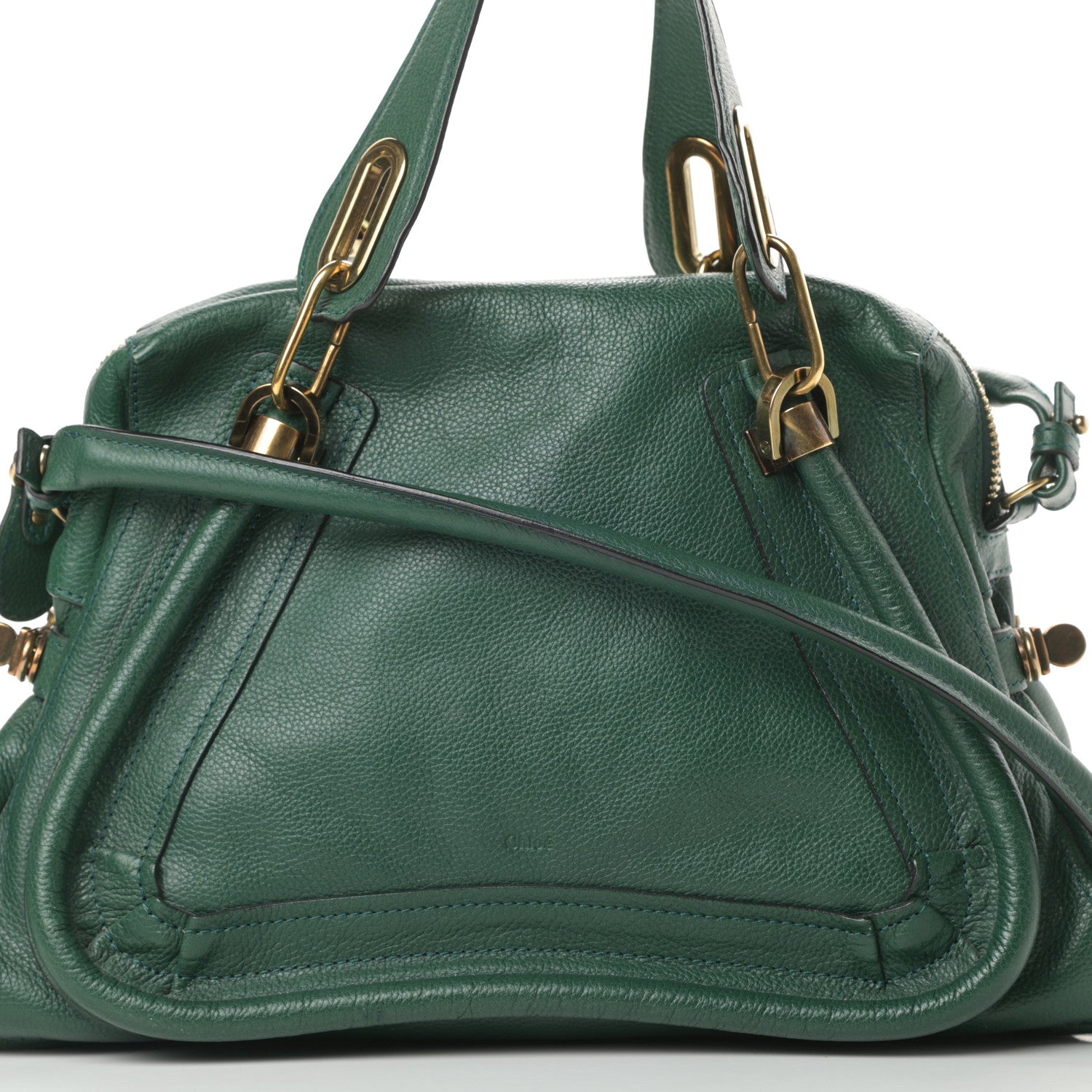 Chloe Calfskin Medium Paraty Racing Green 8 of 12