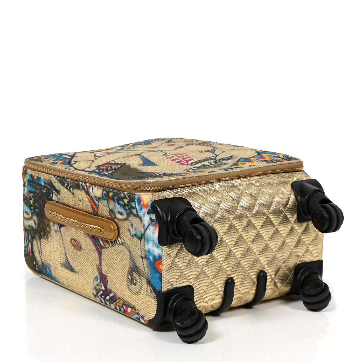 Chanel Graffiti Printed Canvas Street Spirit Trolley Multicolor 3 of 10