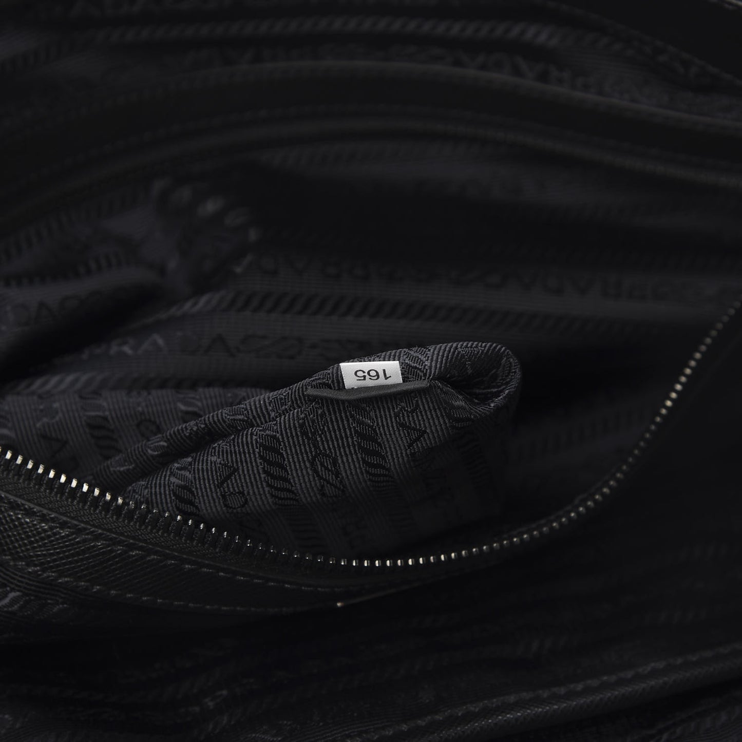 Tessuto Nylon Character Shopping Tote Black