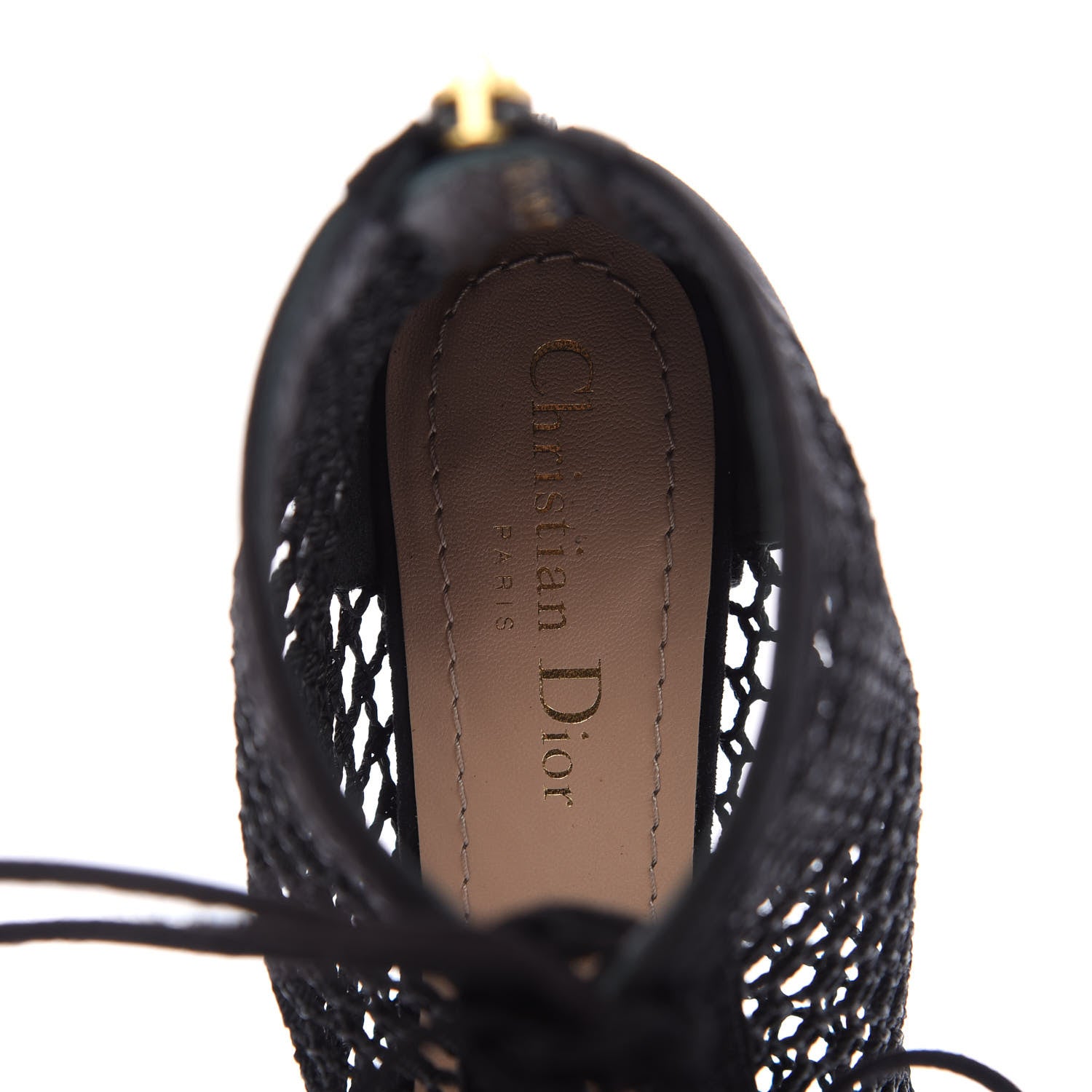 Christian Dior Suede Resille Naughtily-D 30mm Ankle Boots 38 Black 8 of 10