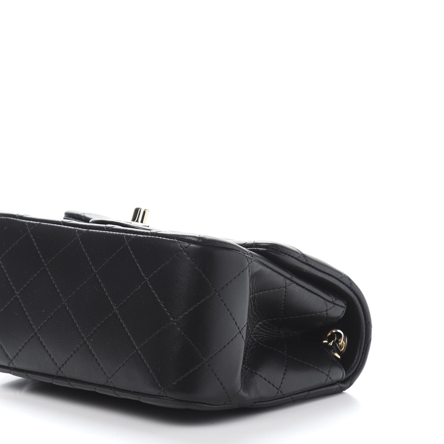 Chanel Lambskin Quilted Mini Square Flap Black 8 of 10