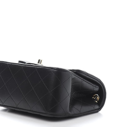 Chanel Lambskin Quilted Mini Square Flap Black 8 of 10