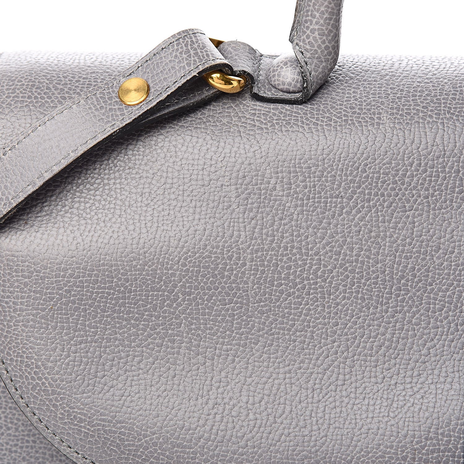 Delvaux Grained Calfskin Brillant Briefcase Grey 17 of 18