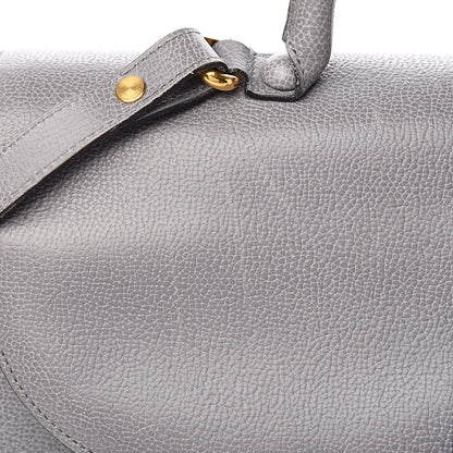 Delvaux Grained Calfskin Brillant Briefcase Grey 17 of 18