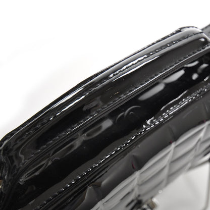 Chanel Patent Cube Handbag Black 5 of 8