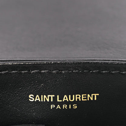Saint Laurent Calfskin Y Quilted Monogram Toy Loulou Crossbody Bag Black 5 of 9