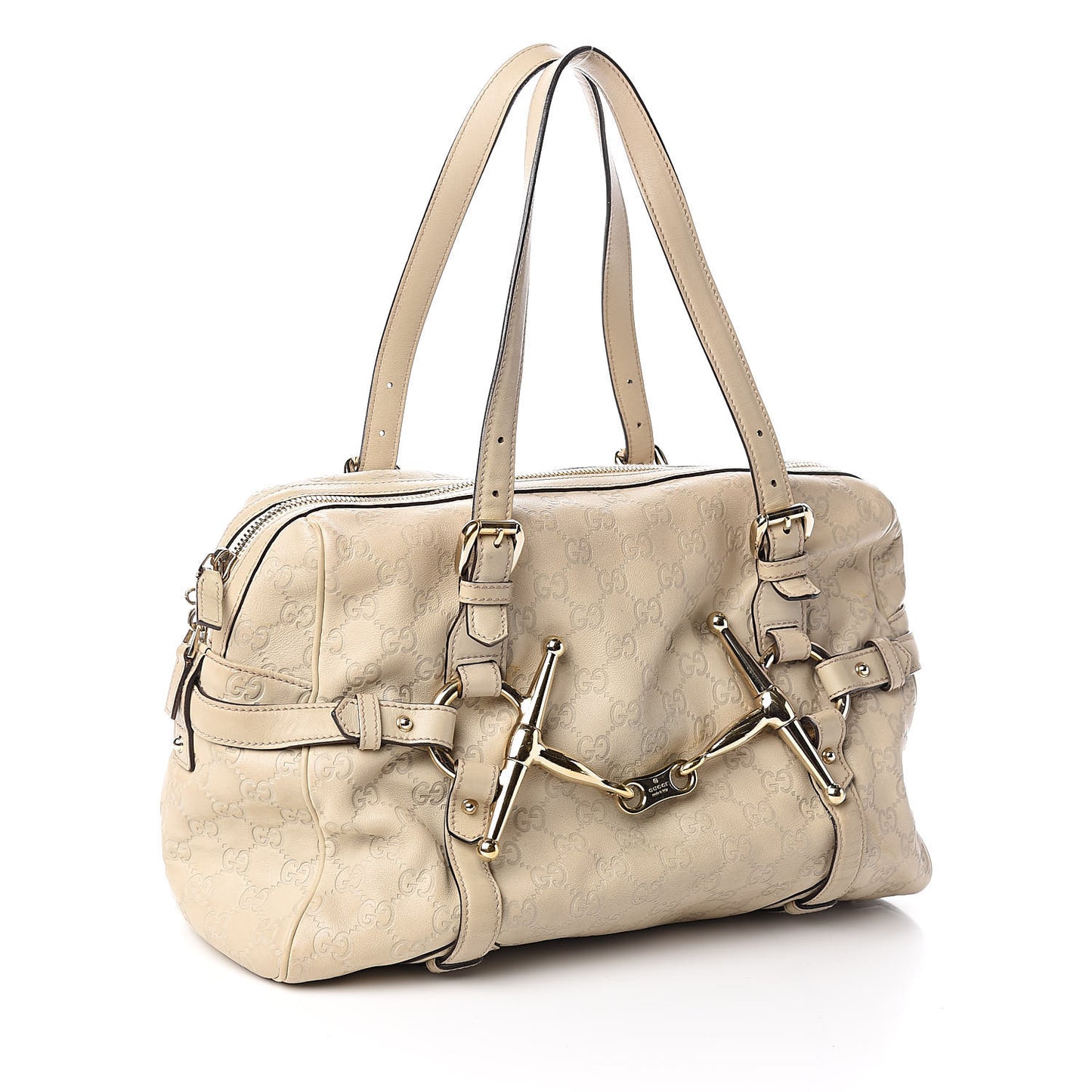 Guccissima 85th Anniversary Large Boston White