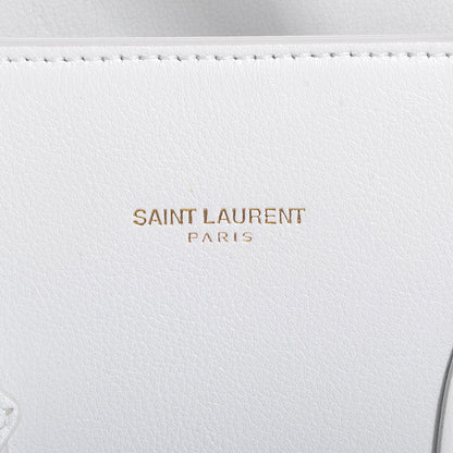 Saint Laurent Leather Small Sac de Jour White 3 of 11