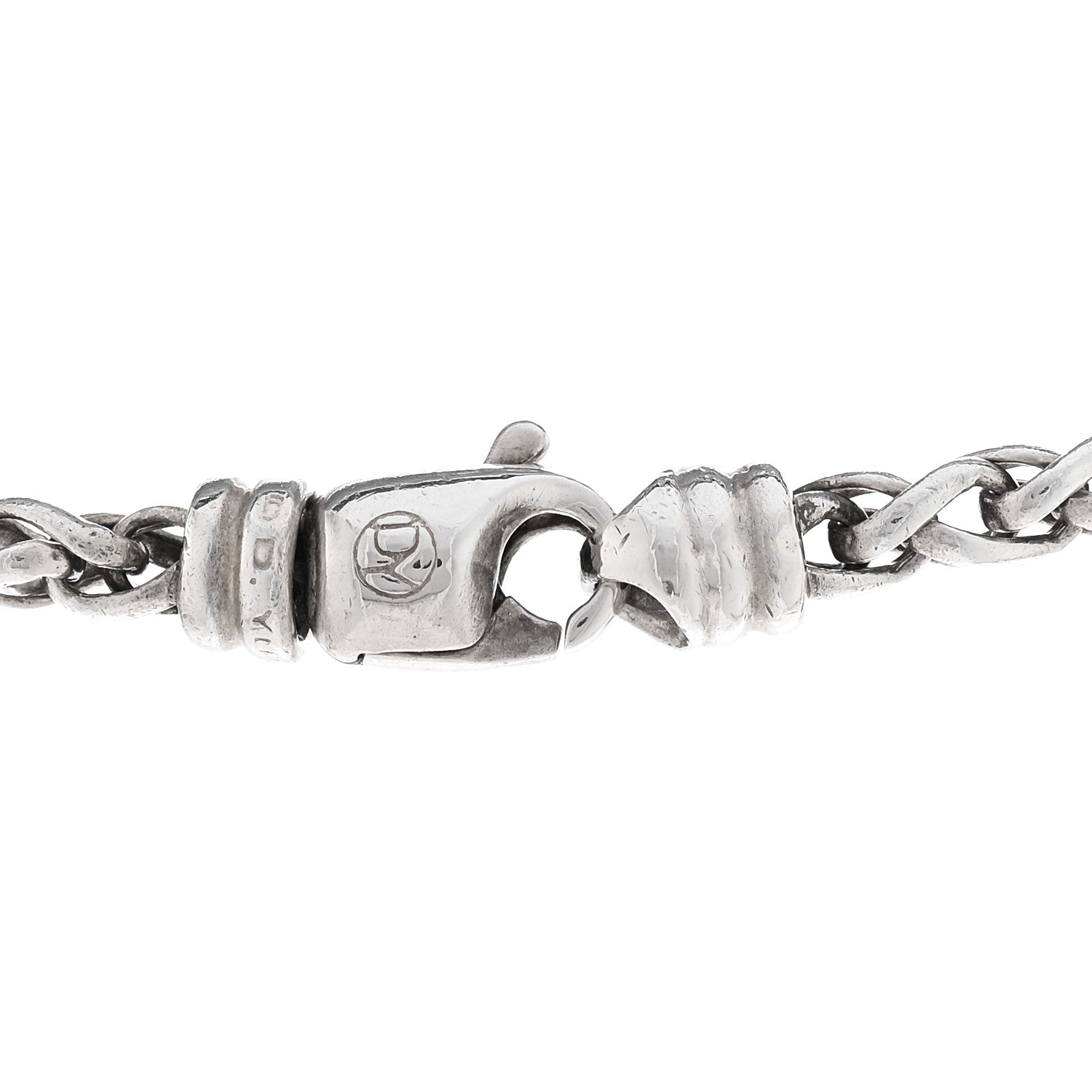 David Yurman Sterling Silver 4mm Wheat Chain Necklace 20" 4 of 4