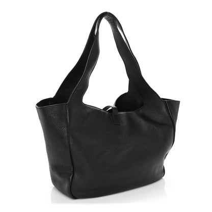 Saint Laurent Smooth Calfskin Le 5 A 7 Bea Tote Black 2 of 8