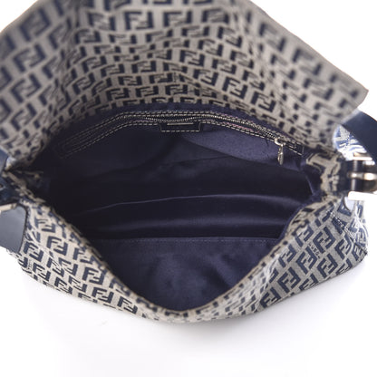 Fendi Zucchino Mama Baguette Navy 7 of 11