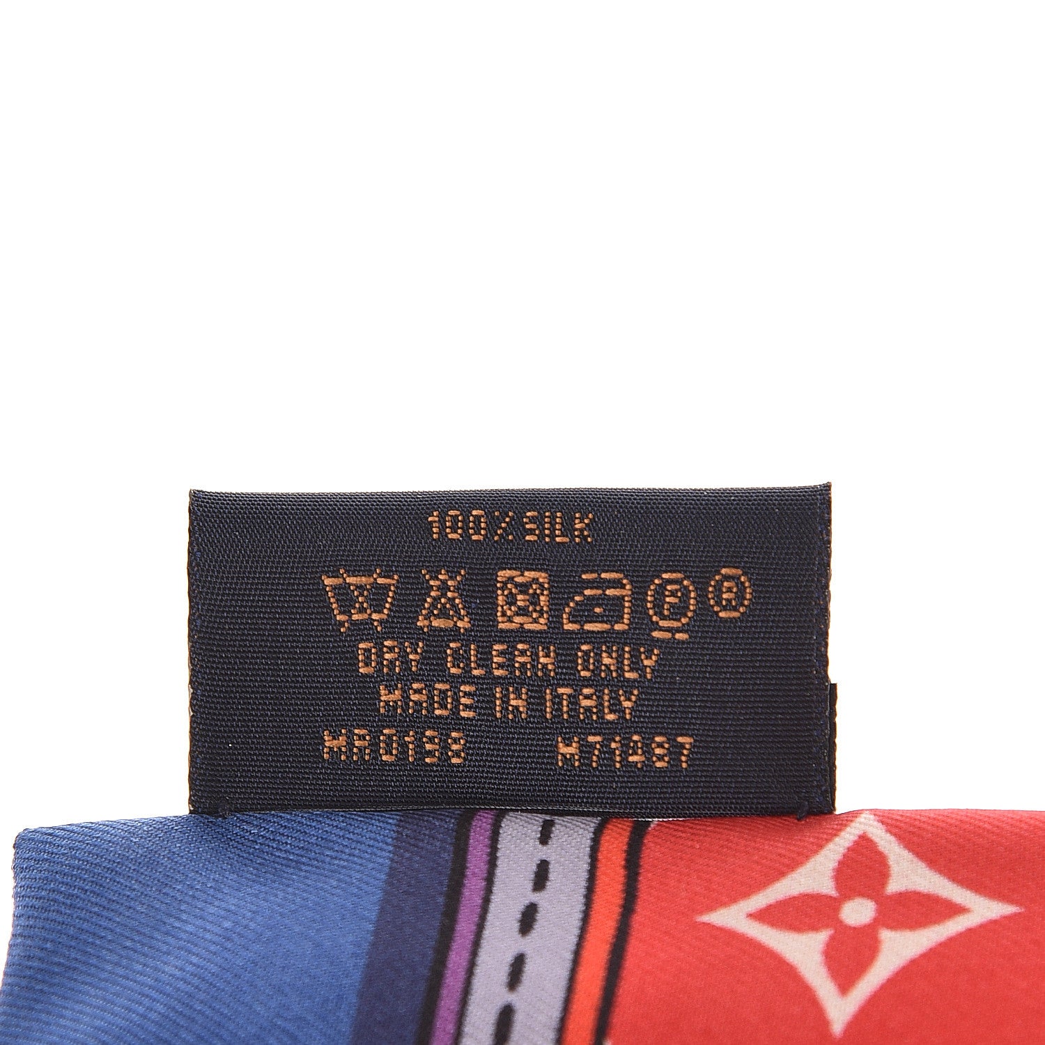 Louis Vuitton Silk Monogram Superstition Bandeau Black 4 of 5