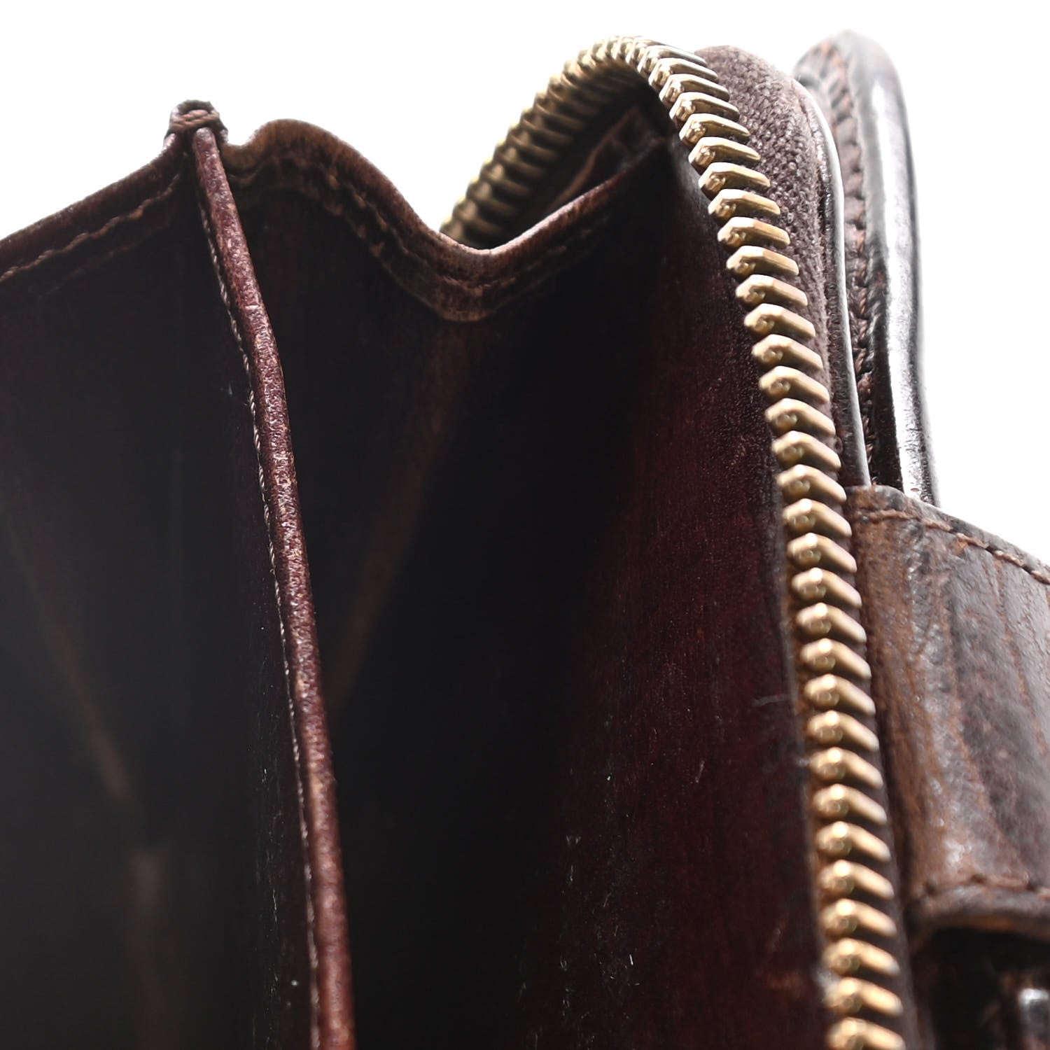 Fendi Zucchino Compact Wallet Tobacco 18 of 18