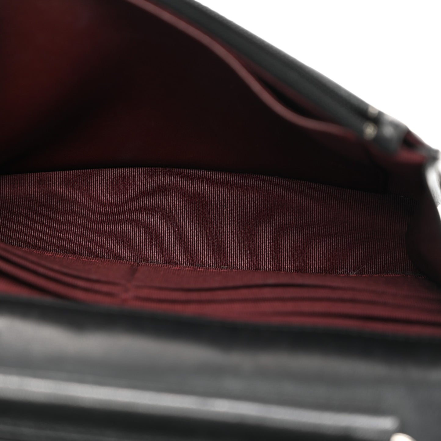 Lambskin Quilted Wallet On Chain WOC Black