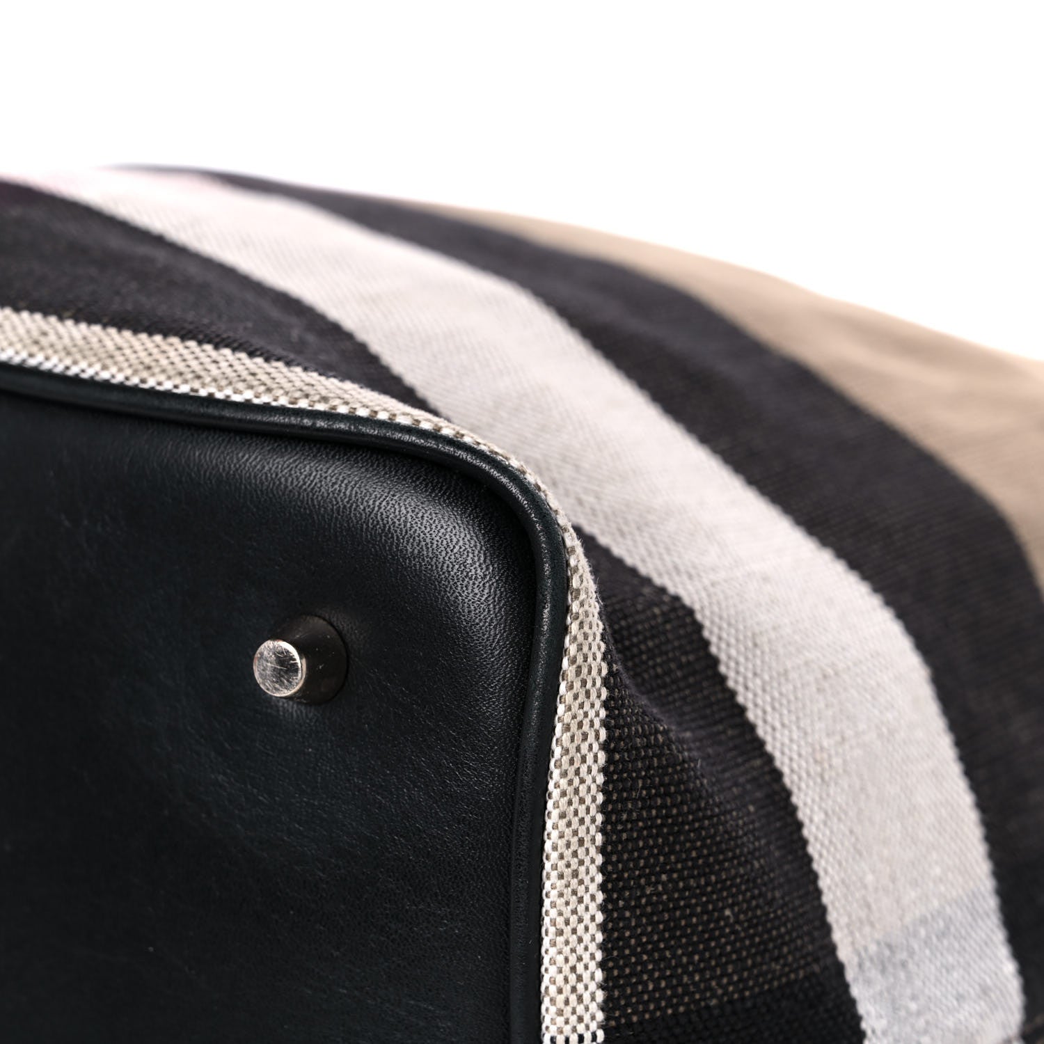 Burberry Canvas Mega Check Medium Ashby Hobo Black 11 of 19