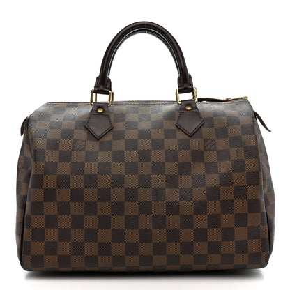 Louis Vuitton Damier Ebene Speedy 30 1 of 9