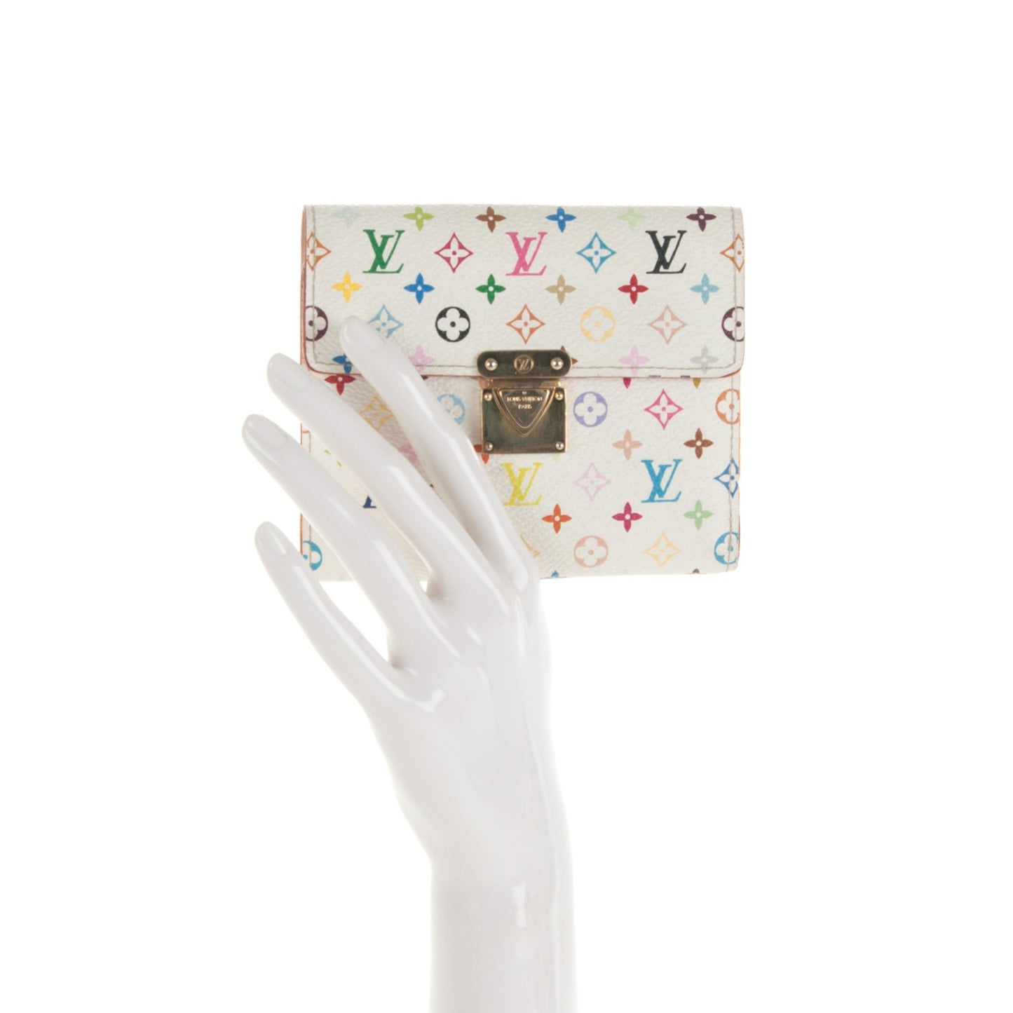 Monogram Multicolor Koala Wallet White