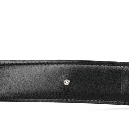 Hermes Togo Box 42mm Strie H Belt 95 Black Eucalyptus 5 of 10