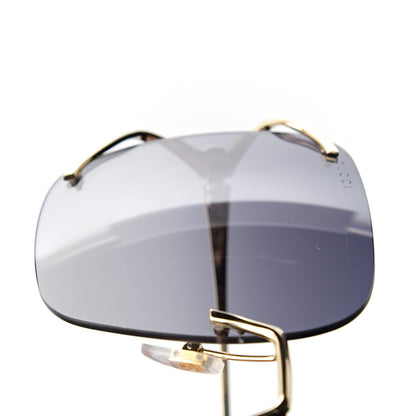 Gucci Oversized Sunglasses GG0646S Gold Black 8 of 11