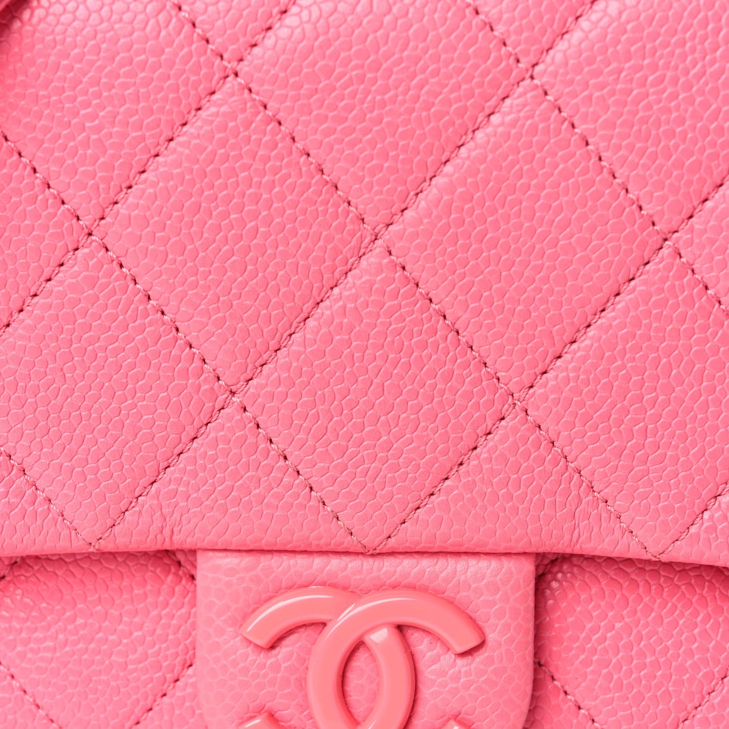 Caviar Quilted Incognito Mini Square Flap Pink