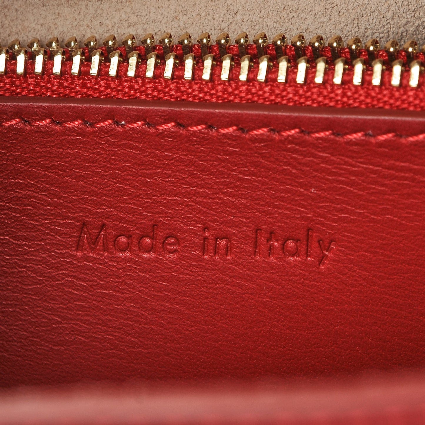 Calfskin Blade Flap Bright Red