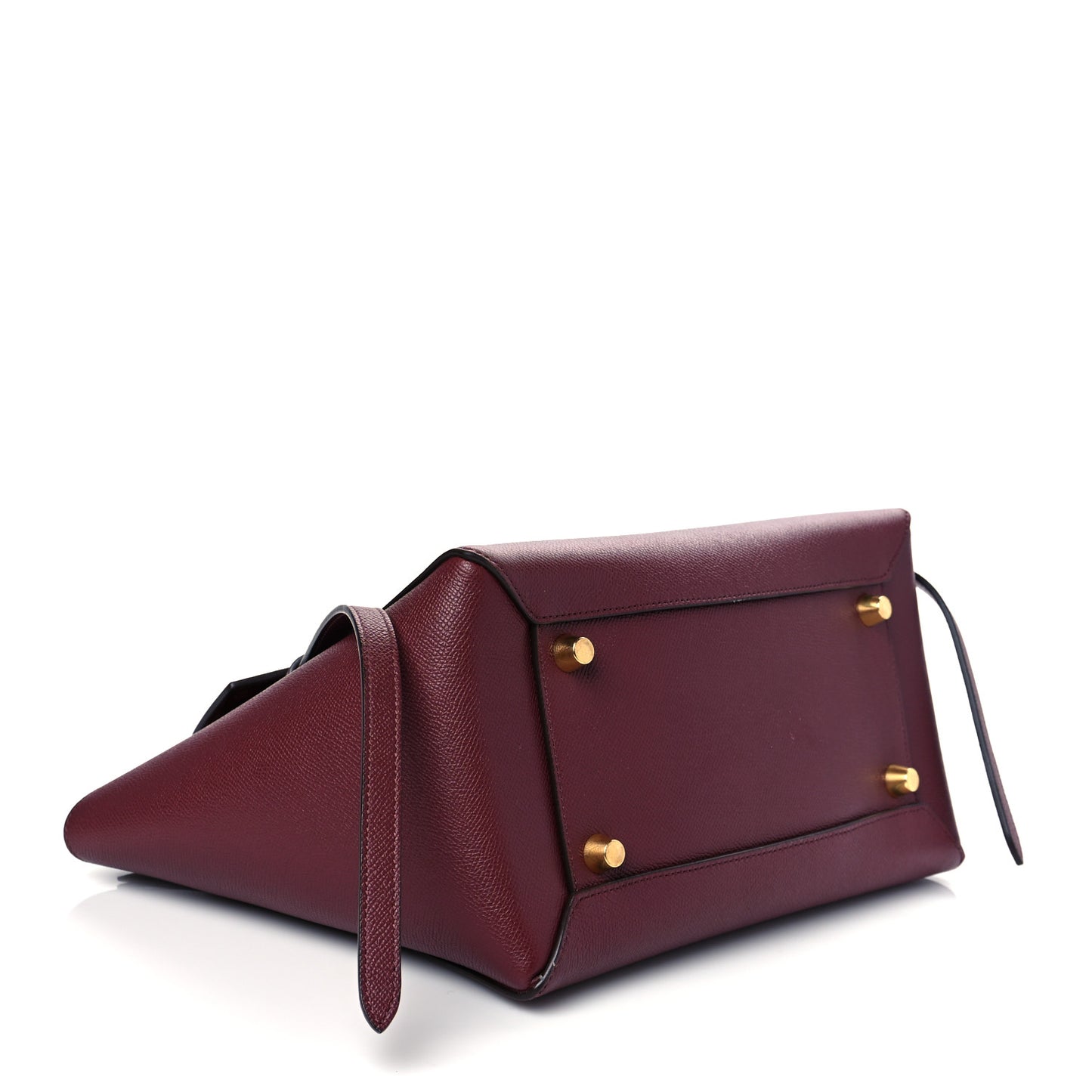 Grained Calfskin Mini Belt Bag Plum