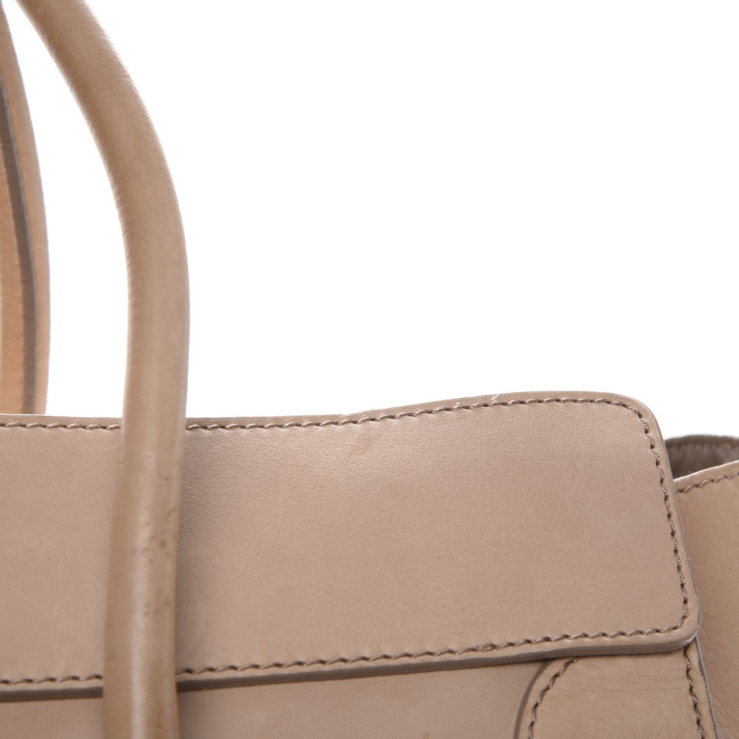 Drummed Calfskin Medium Luggage Camel