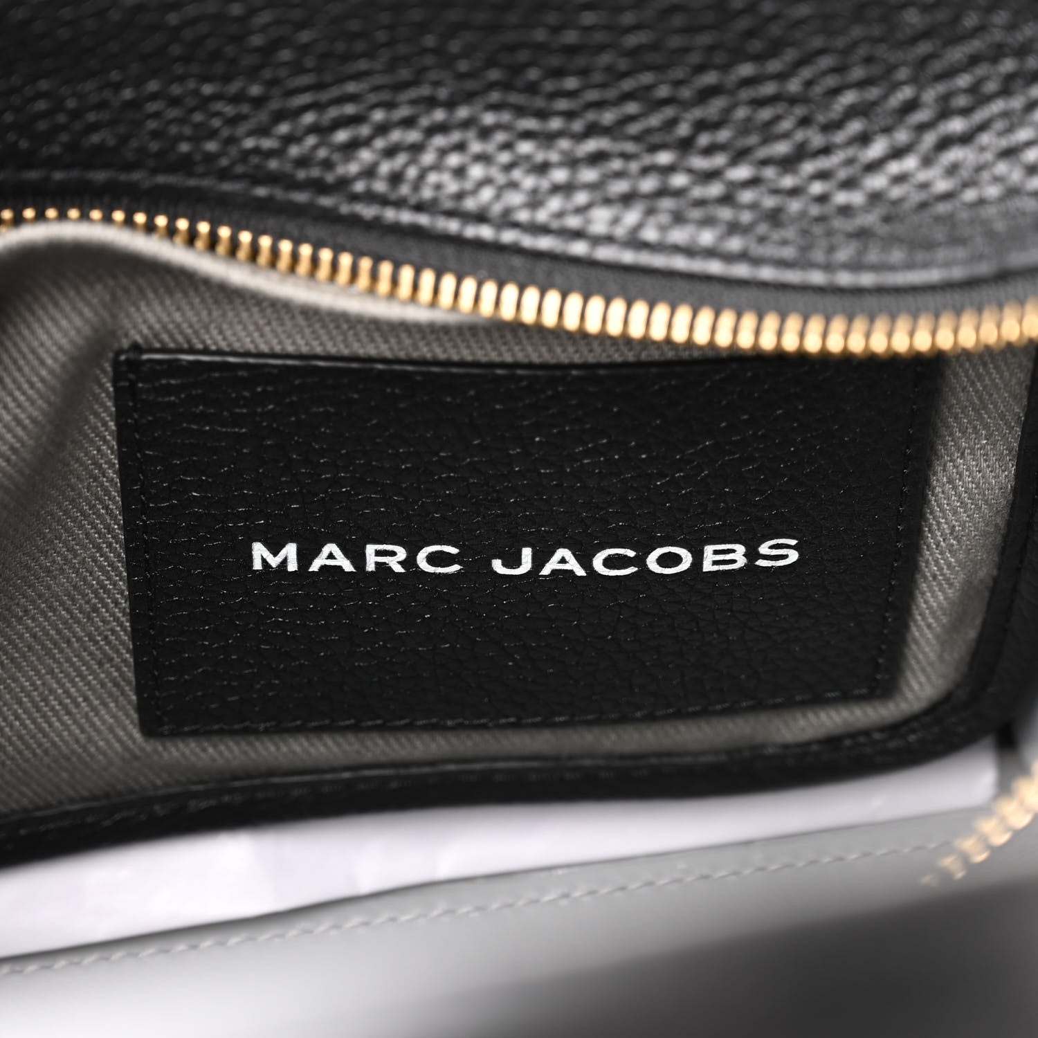 Marc Jacobs Grained Calfskin Small The Tote Bag Black 6 of 10