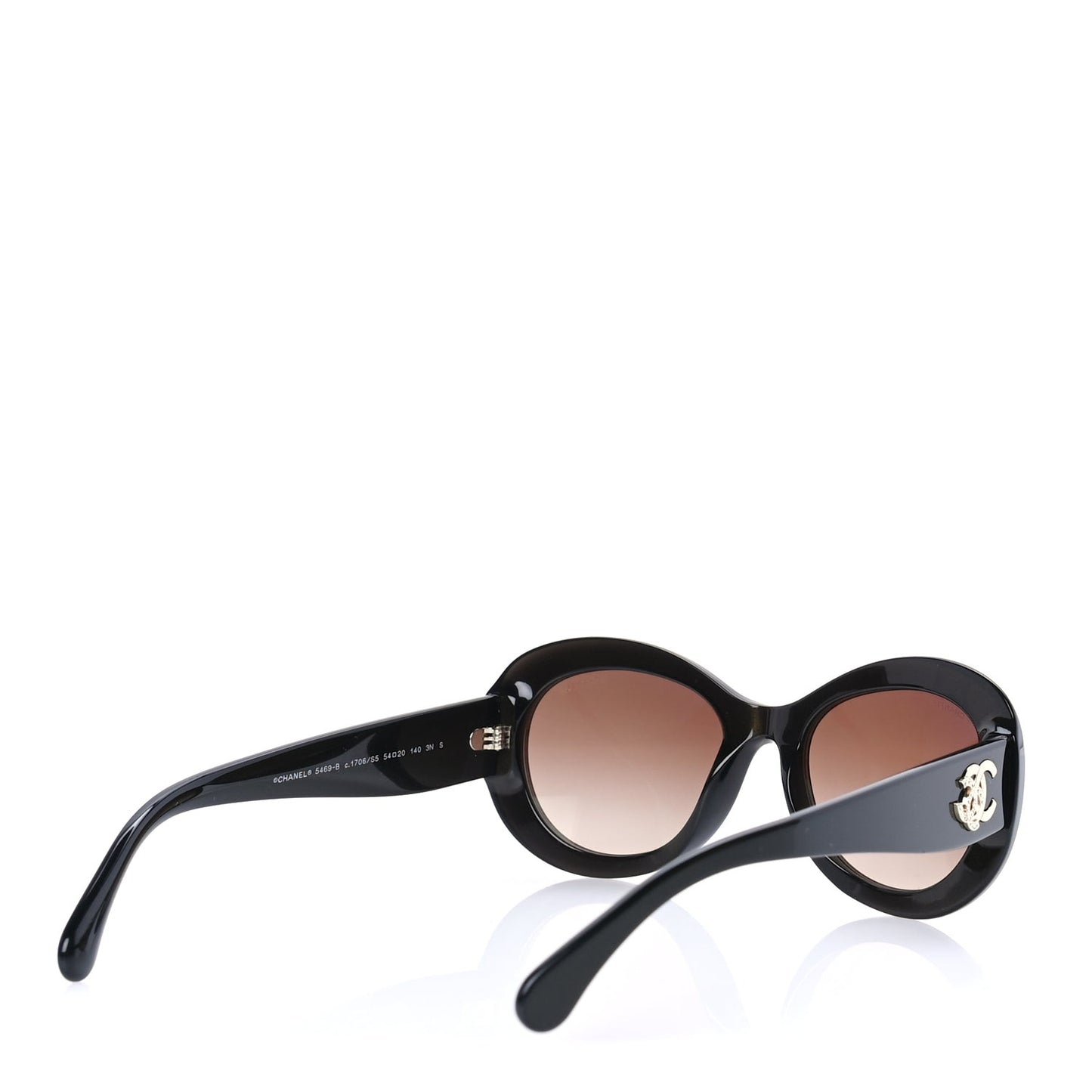 Acetate Polarized CC Sunglasses 5468-B-A Black
