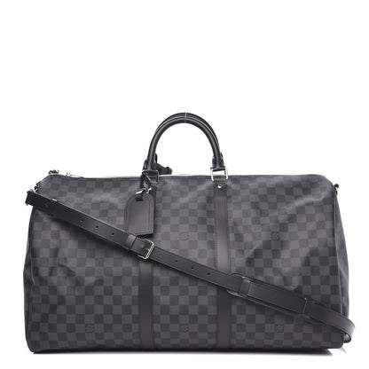 Louis Vuitton Damier Graphite Keepall Bandouliere 55 1 of 8