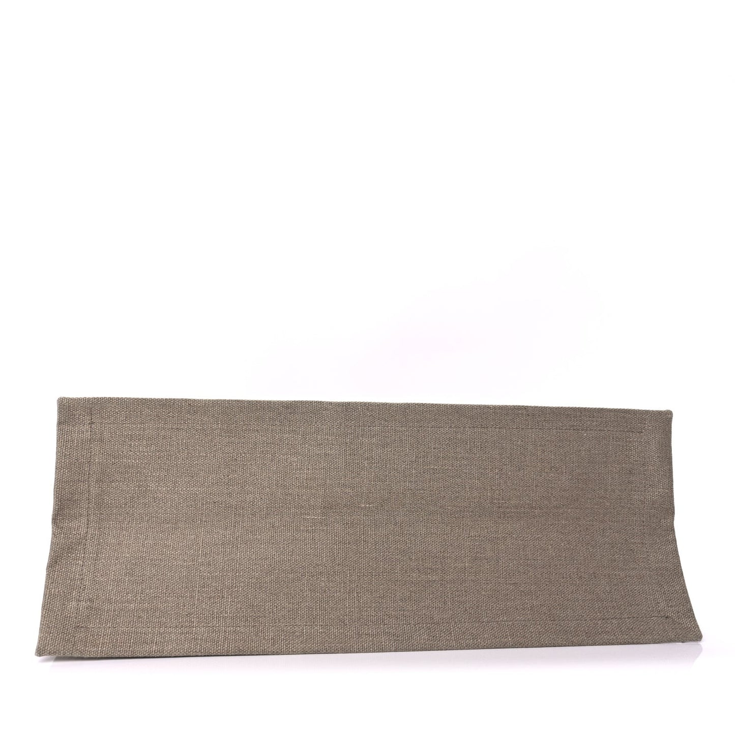 Linen Calfskin Small Rive Gauche Tote  Greggio Natural