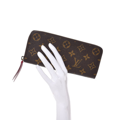 Louis Vuitton Monogram Clemence Wallet Fuchsia 2 of 7