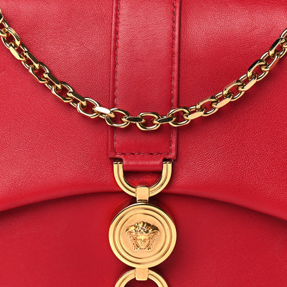 Versace Lambskin Kleio Shoulder Bag Lipstick Red 6 of 8