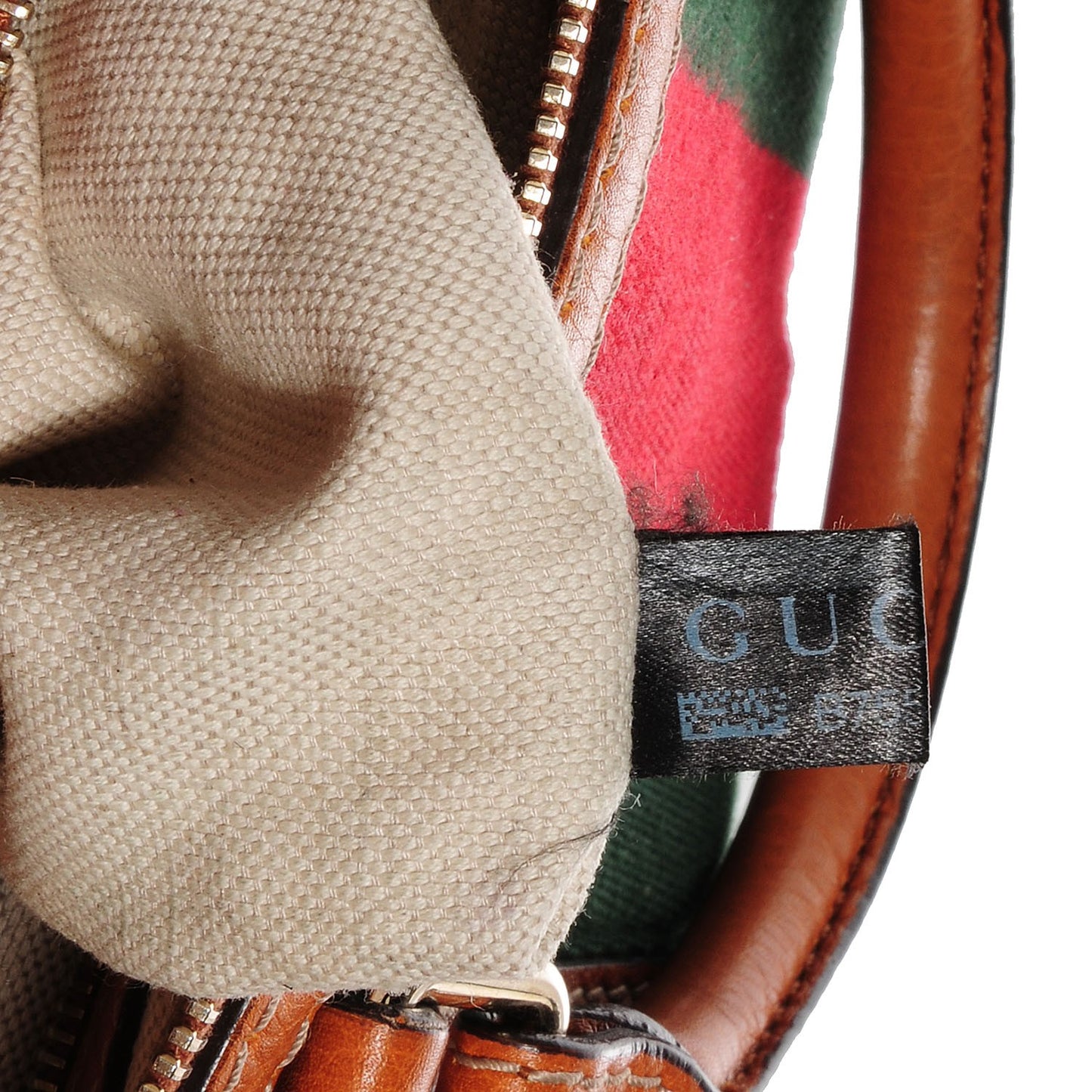 Calfskin Vintage Web Medium Boston Tobacco