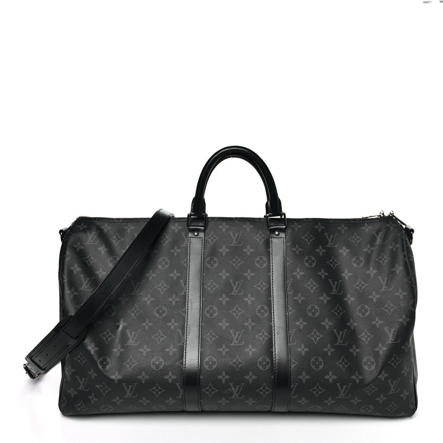 Louis Vuitton Monogram Eclipse Keepall Bandouliere 55 1 of 1