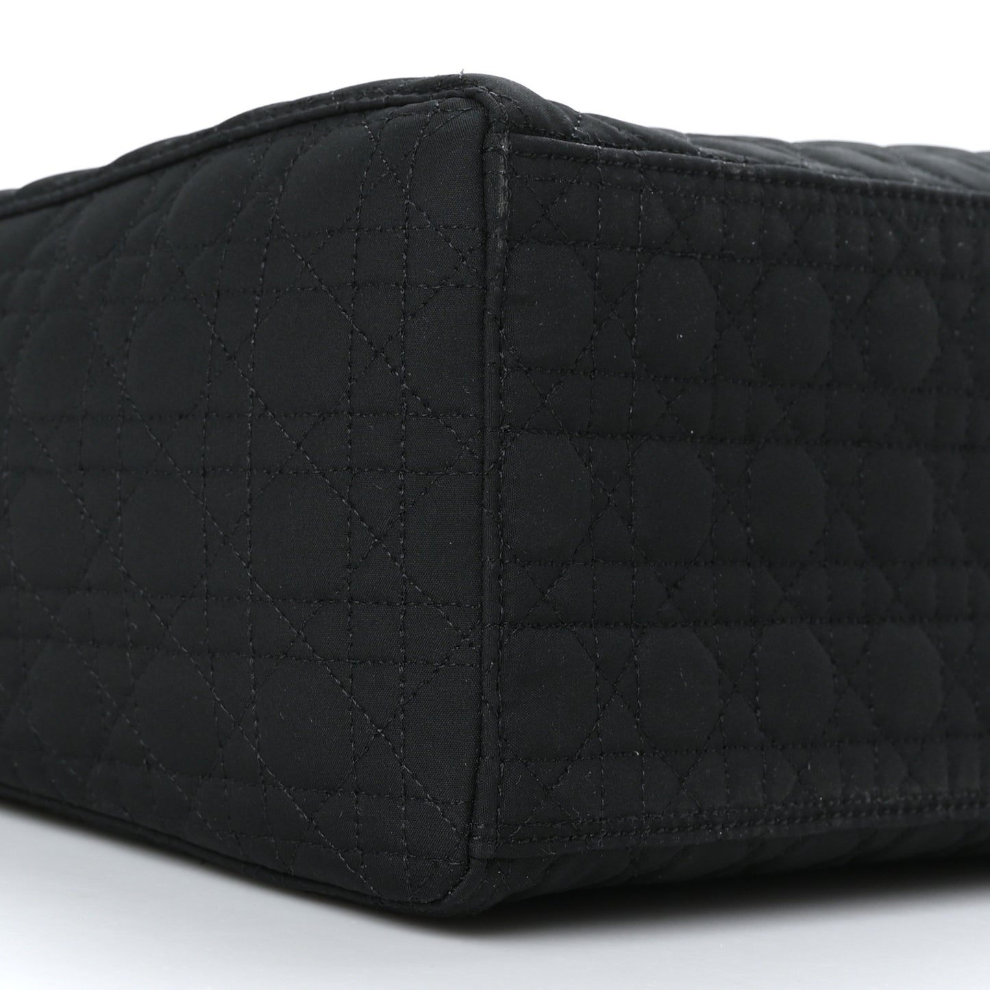 Nylon Cannage Large Lady Dior Black