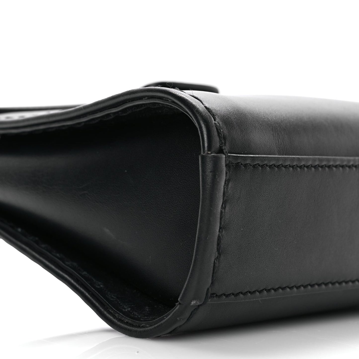 Calfskin Mini Edith Crossbody Black
