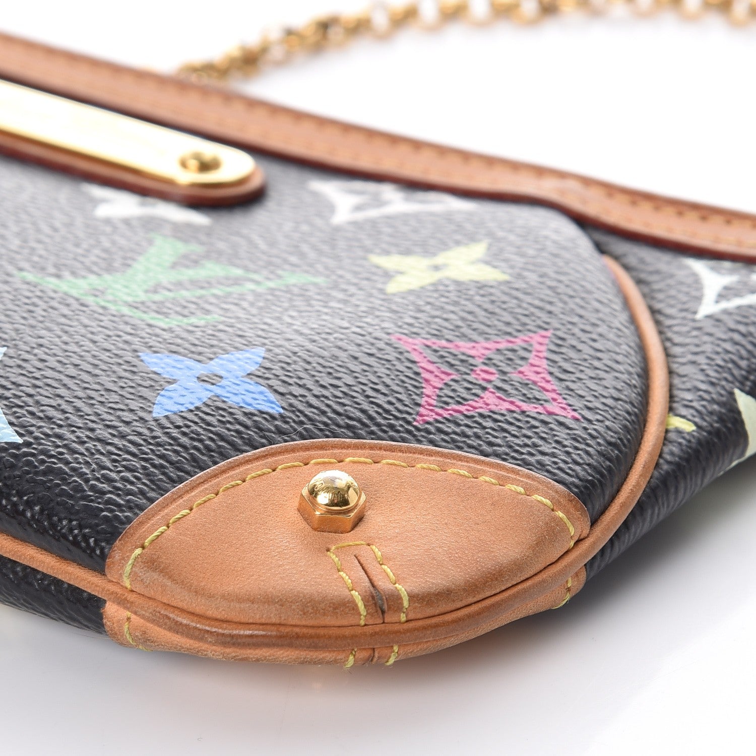 Louis Vuitton Monogram Multicolor Pochette Milla MM Black 10 of 14