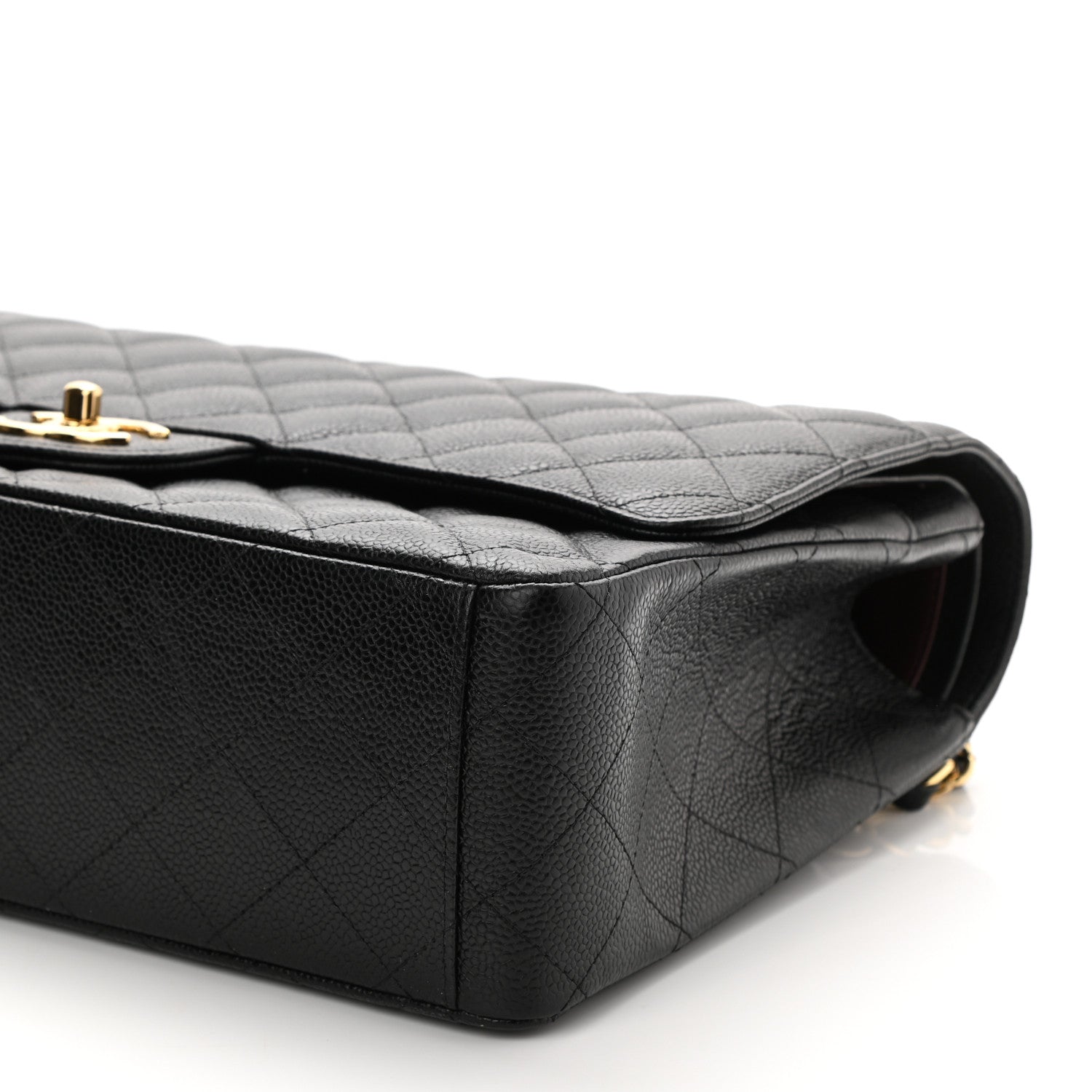Chanel Caviar Quilted Maxi Double Flap Black 10 of 11
