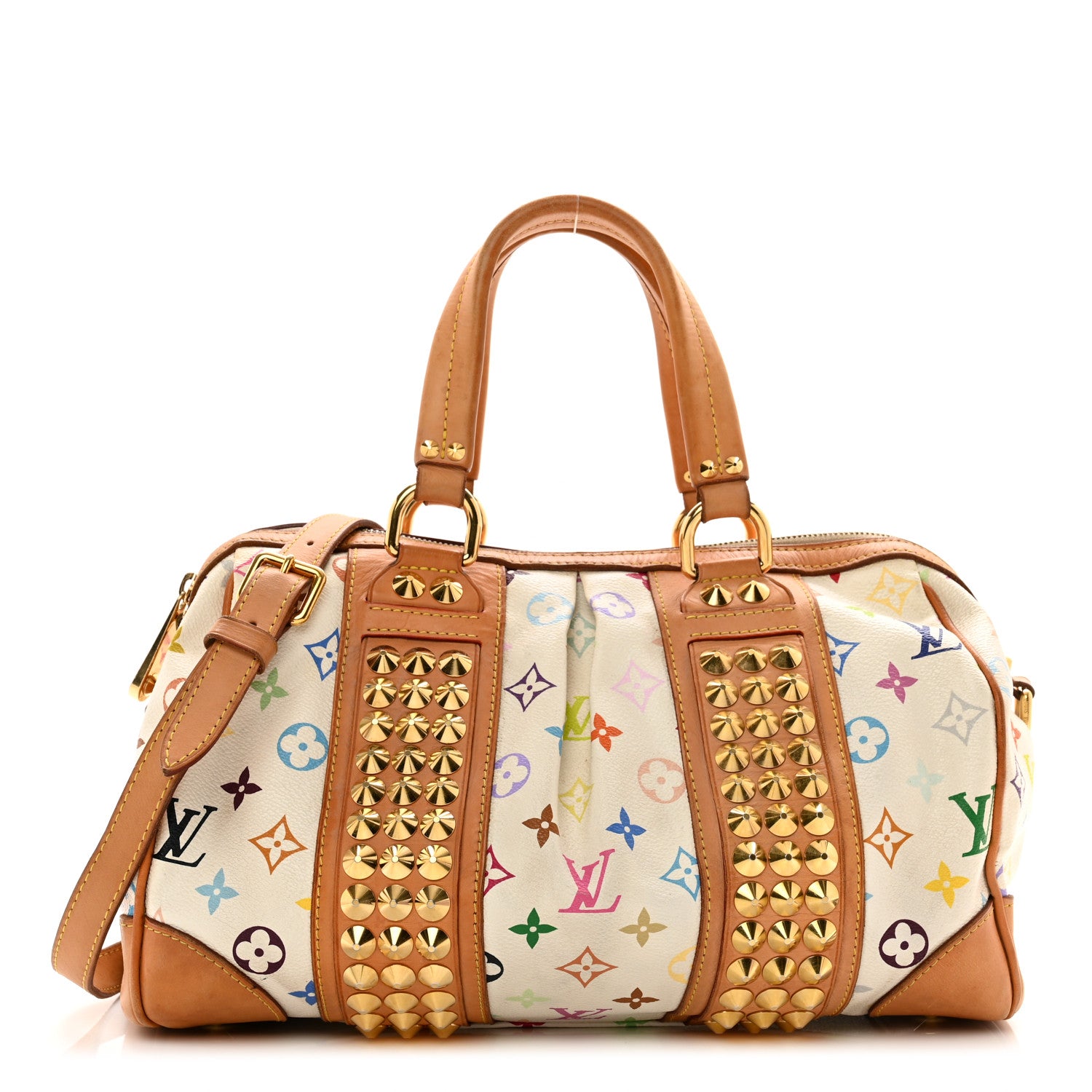 Louis Vuitton Monogram Multicolor Courtney MM White 1 of 11