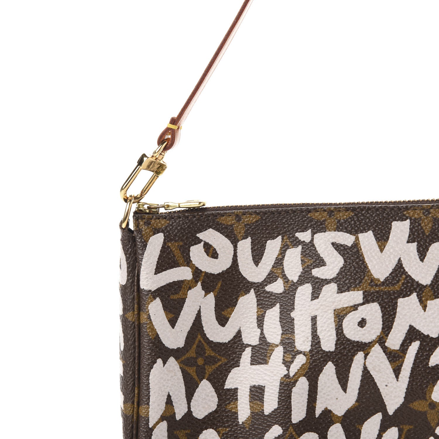 Louis Vuitton Monogram Graffiti Pochette Accessories Silver 10 of 10