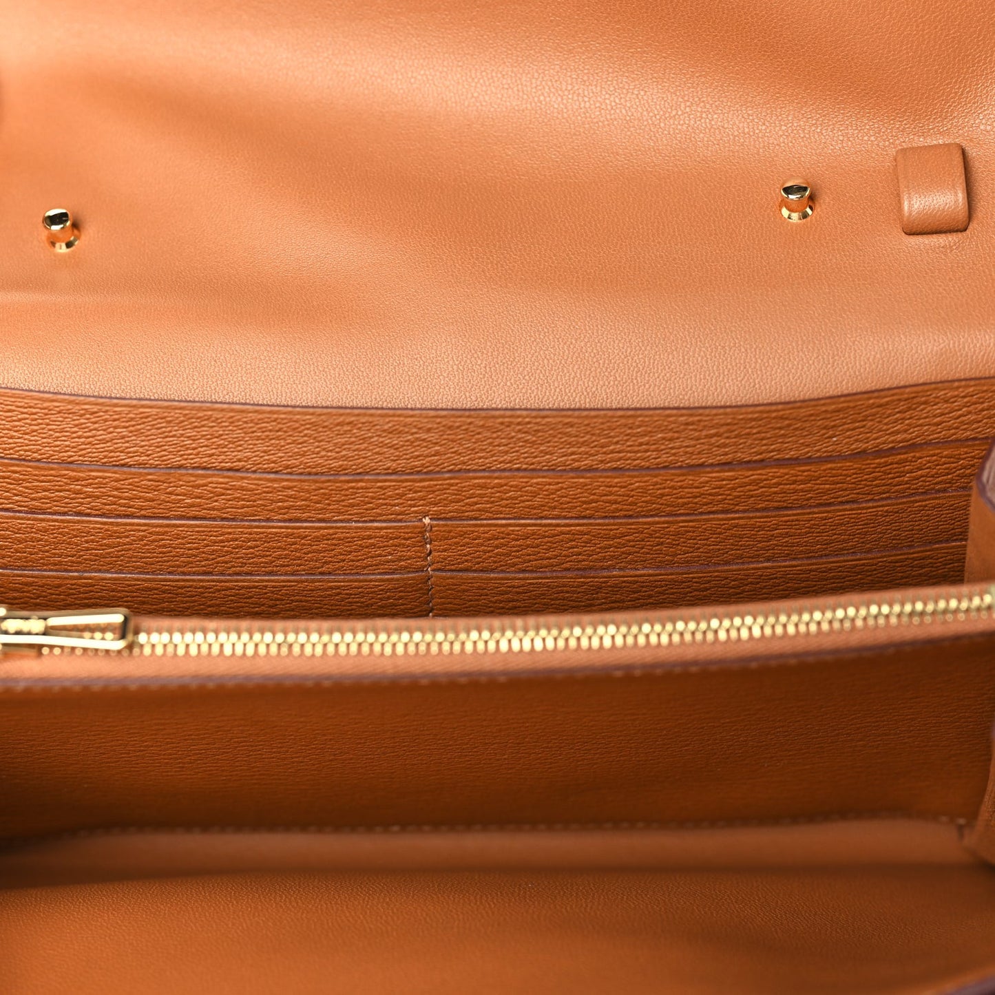Matte Alligator Constance Long Wallet To Go Gold