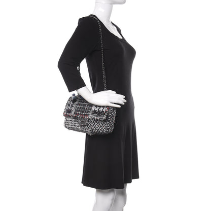Chanel Tweed Pompom Flap Bag Multicolor 2 of 12