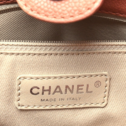 Chanel Caviar Quilted Petit Shopping Tote PST Pink 6 of 7