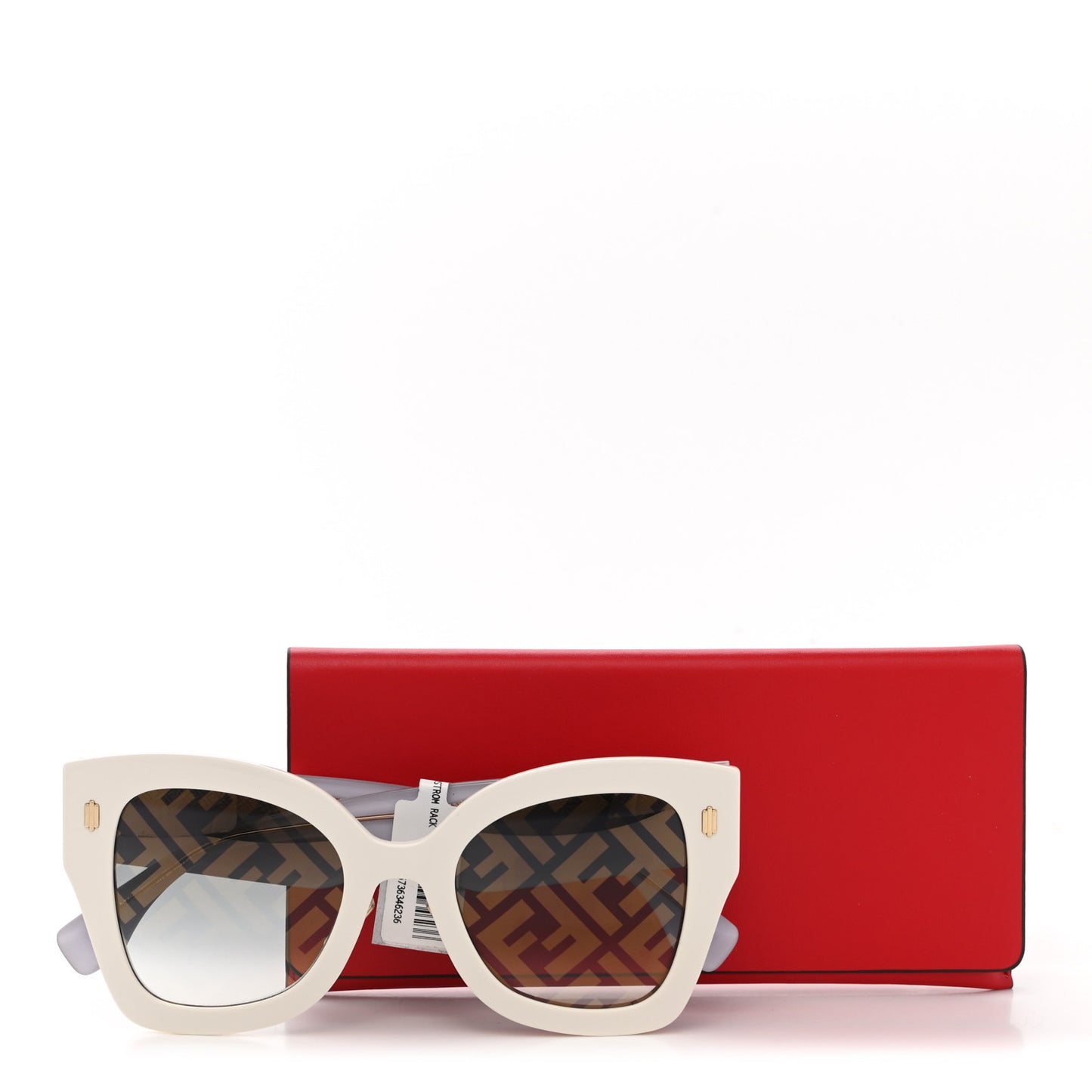 Acetate FF Sunglasses FF 0434/G/S White Gold