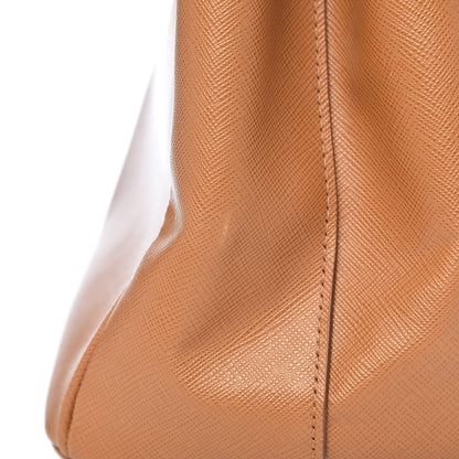 Prada Saffiano Lux Large Galleria Double Zip Tote Caramel 10 of 20