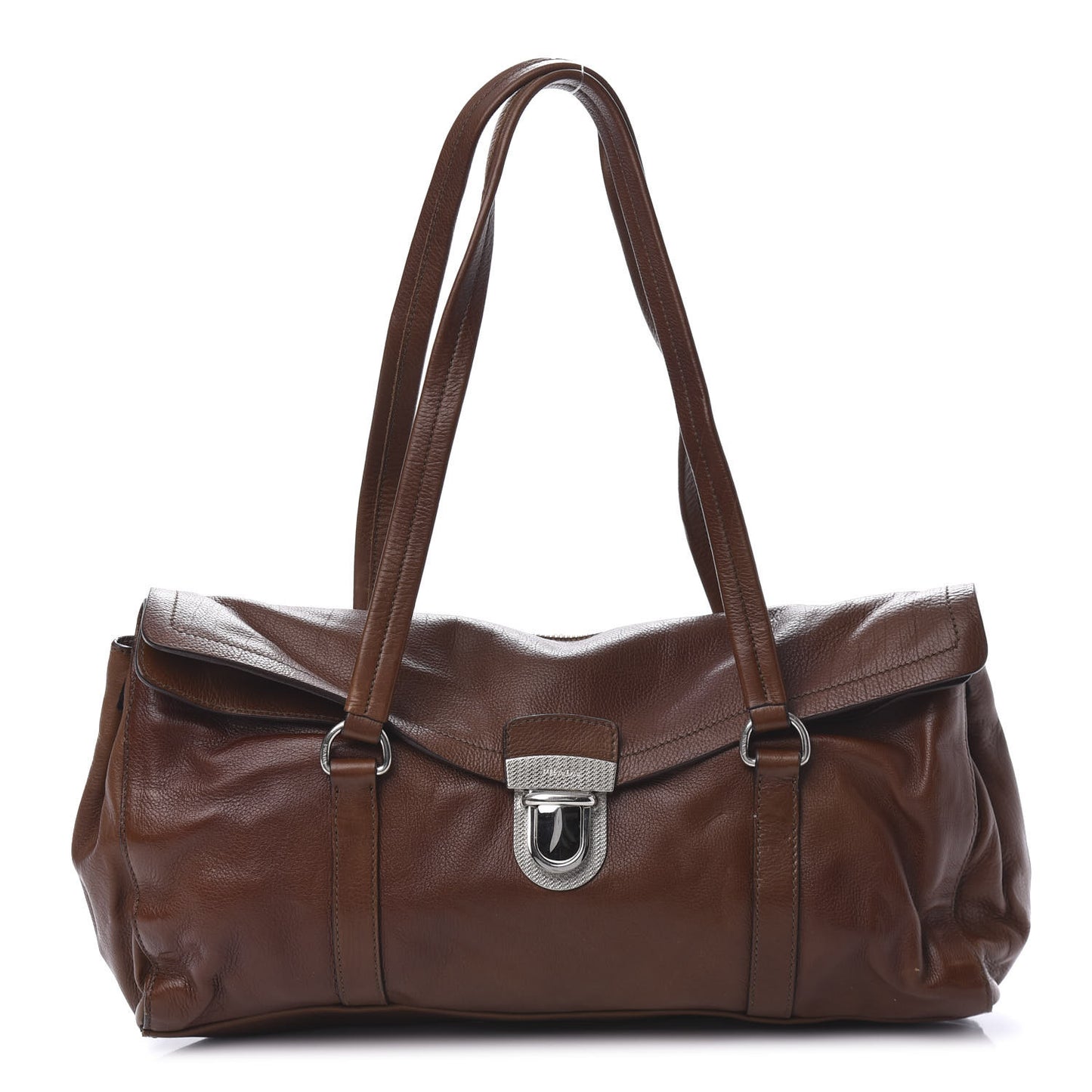 Cervo Antik Easy Foldover Pushlock Satchel Bruciato